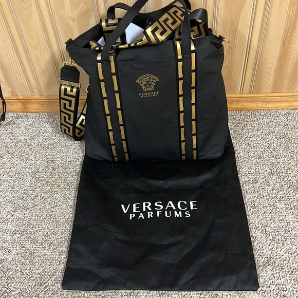 Versace Handbags - EUC Versace Perfume Tote with Dust bag